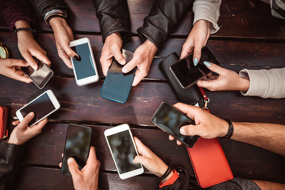 image of community members planting trees